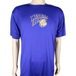 Western Illinois University Leathernecks Purple Jersey Shirt Sz‎ XL Russell